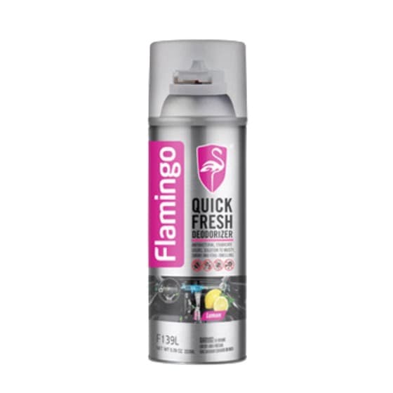 Flamingo Quick Fresh Deodorizer – Lemon (220ml)